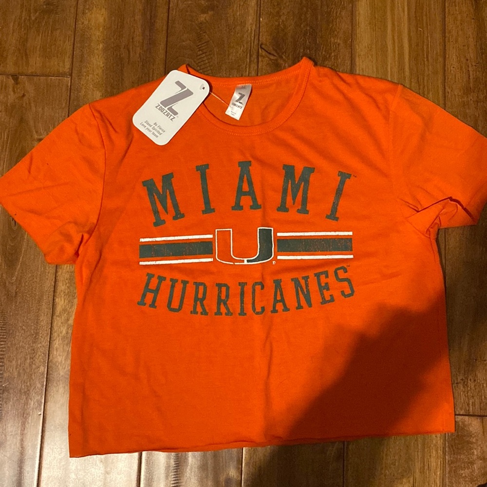 Miami Hurricanes half tee